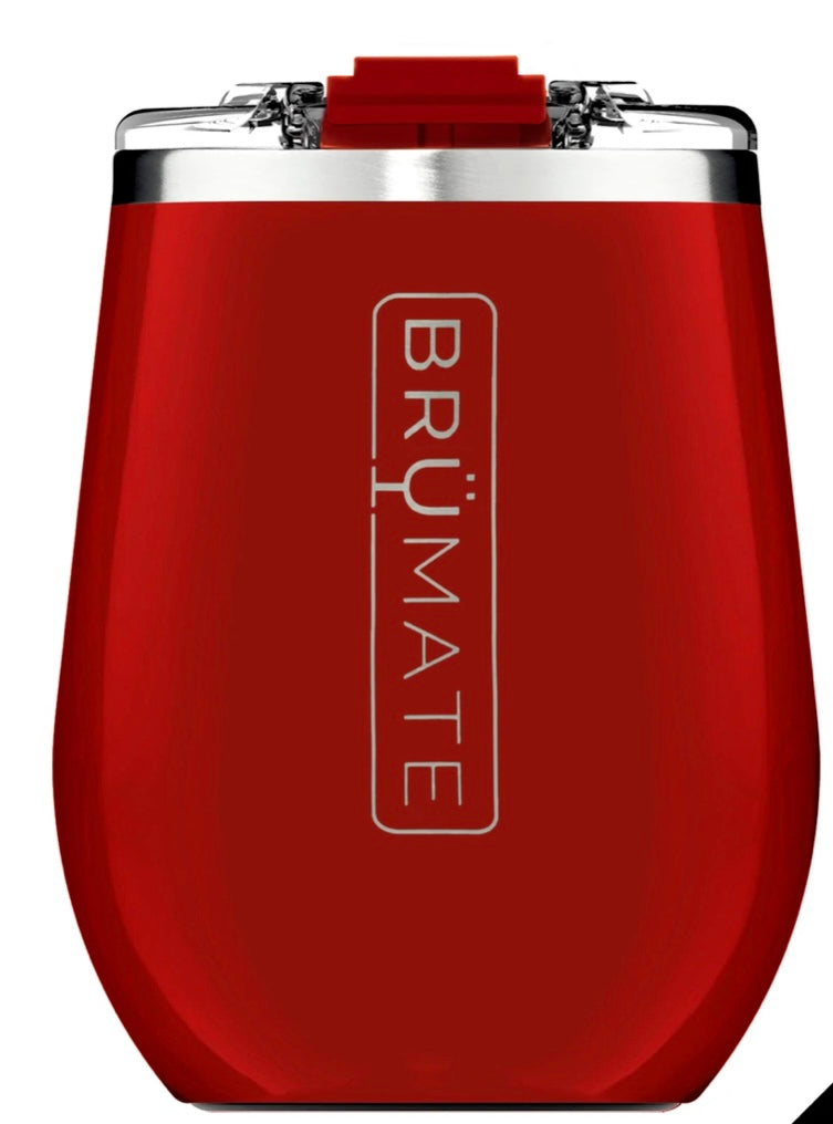 BruMate uncork'd xl wine tumbler concrete grey