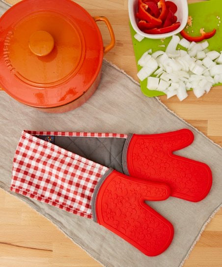 Steam Stop Waterproof Silicone Double Oven Glove