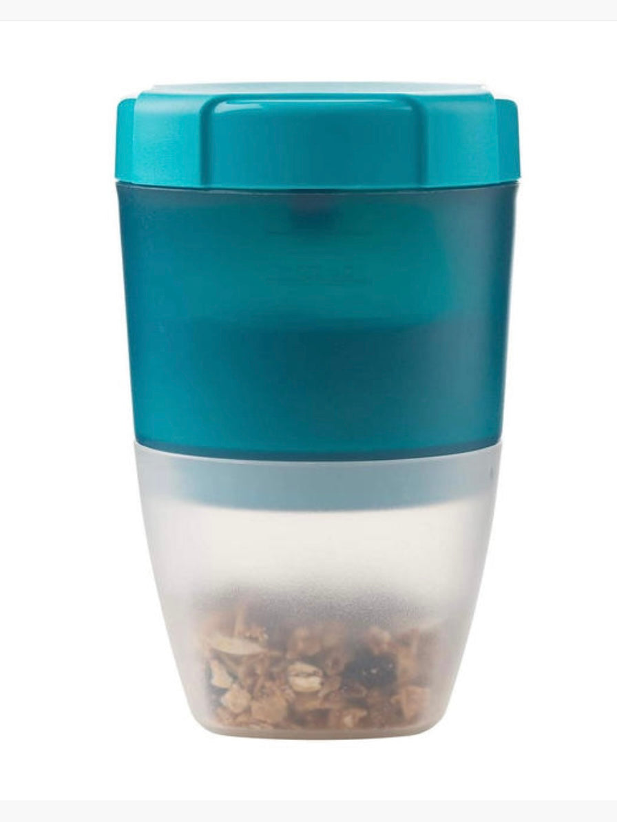 Contenitore Per Cereali E Latte Trudeau Tropical Con Borsa Del Ghiaccio – 2 Ciotole In 1 - 3