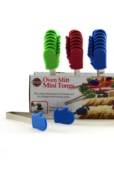 NORPRO Oven Mitt Mini Tongs, Variety of Color – Lincoln Park Emporium