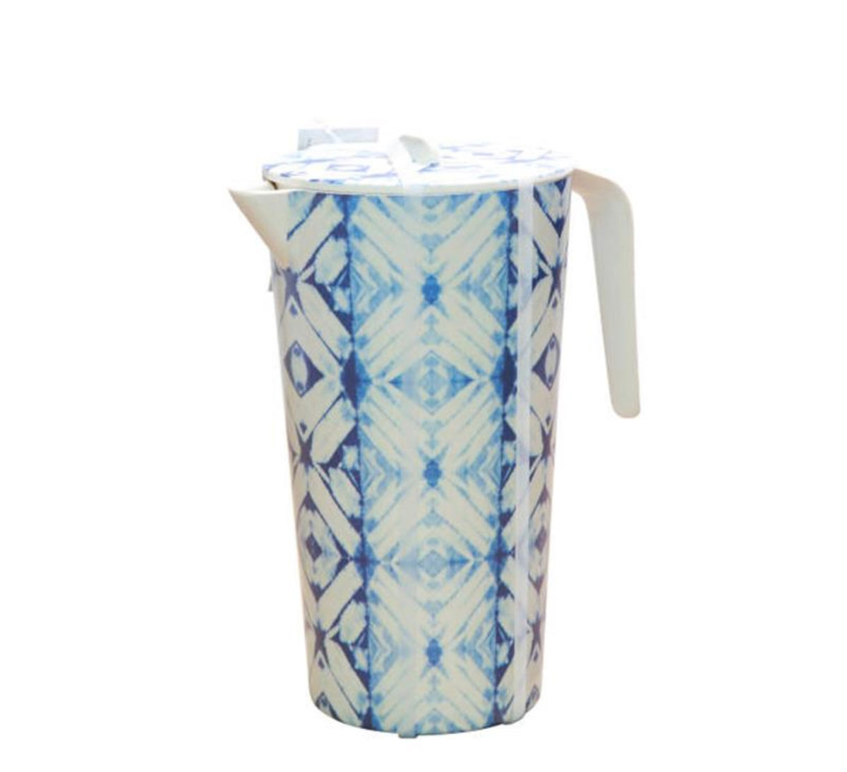 KOPPERS BAMBOO PITCHER W LID BLUE – Artesano Galleria
