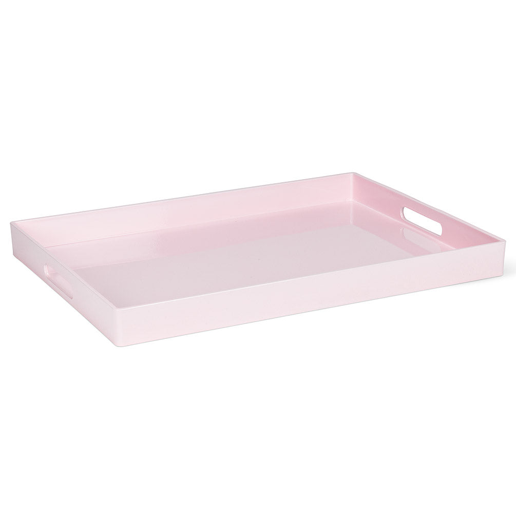 Abbott Pink Glossy Rectangle Tray - Thumbnail 4