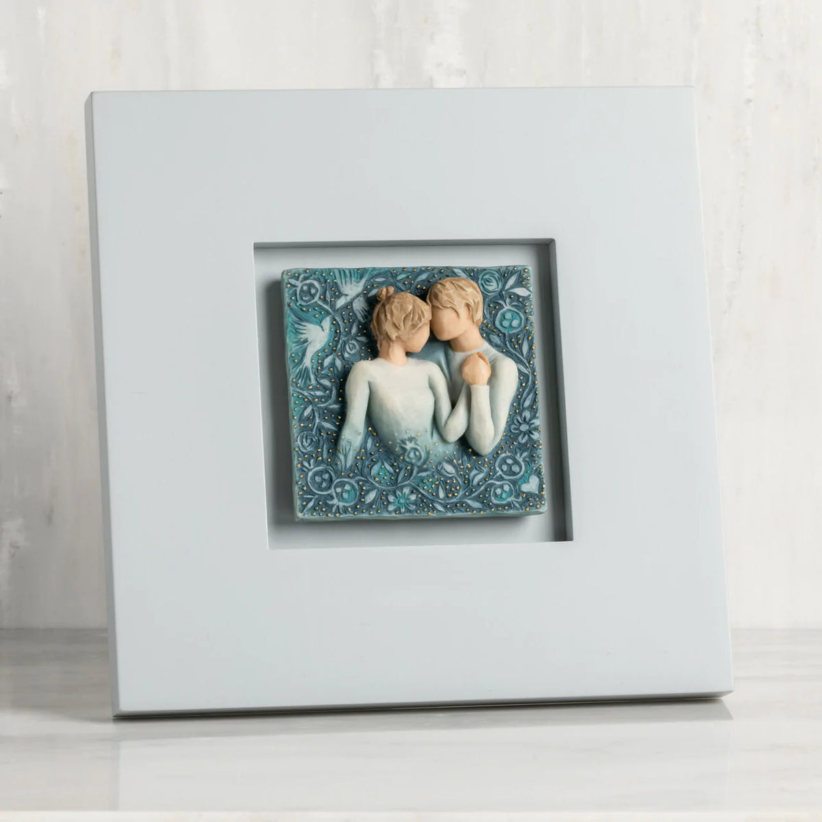 Willow tree duet figures plaque – Artesano Galleria