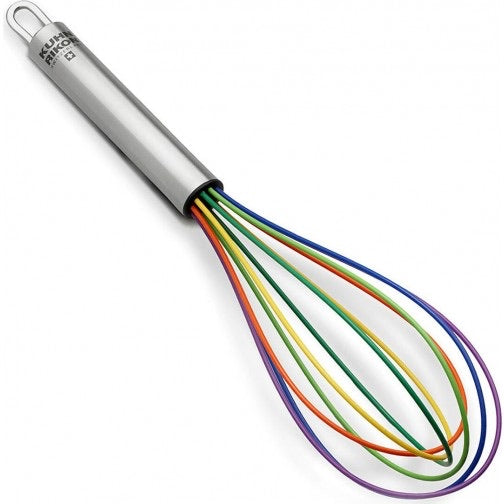 Kuhn Rikon Colori 10" Silicone Rainbow Whisk - Thumbnail 3